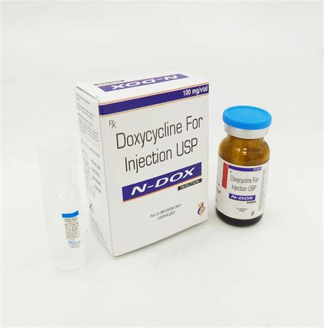 N Dox Doxycycline 100mg Injection At Rs 1100vial Doxy Injection