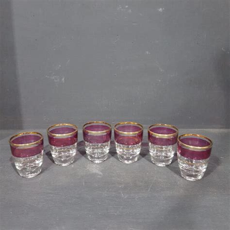 Set Of Vintage Shot Glasses Tramps Prop Hire