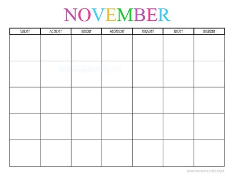 Cute 2021 Printable Blank Calendars 2020 2021 Blank Calendars