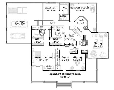 European Style House Plan 4 Beds 35 Baths 4005 Sqft Plan 45 367