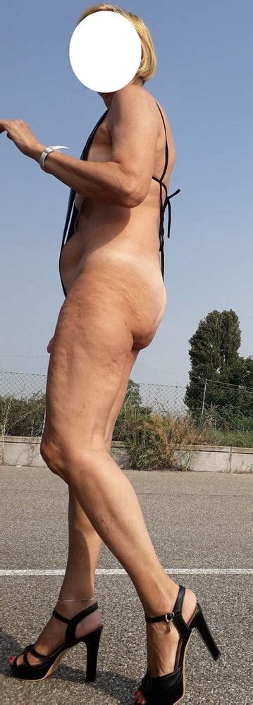 60 YO Long Leg Sexy Granny Posing For Me On High Heels Pict Gal 292051278