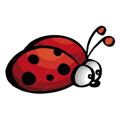 Premium Vector Symbol Ladybug Red Beetle Cartoon Vector