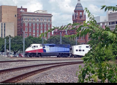 Trinity Rail Express Leaving Dallas Union Station