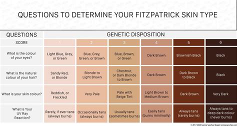 Skin Colour Chart Do You Know Your Skin Tone Type And Undertones