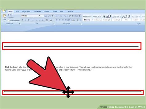 3 Ways To Insert A Line In Word Wikihow
