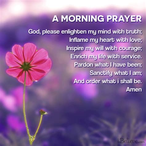 Morning Prayer Christian Inspirational Images