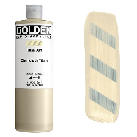 Golden Fluid Acrylics 16 Oz Titan Buff