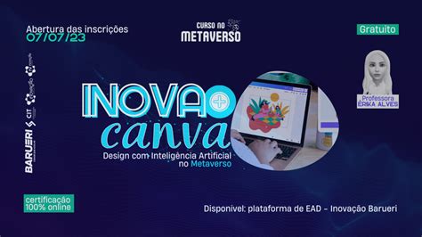 Inova Canva Design com Inteligência Artificial no Metaverso online