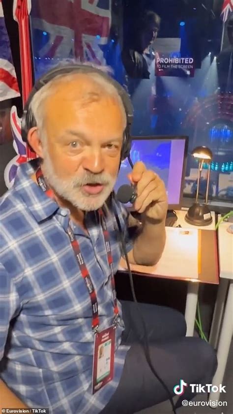 Graham Norton Gives Eurovision Song Contest Fans A Behind The Scenes Look At His Commentary Box