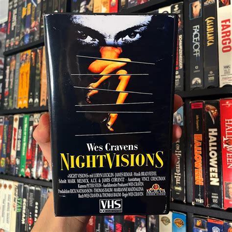 Night Visions 1990 Custom Vhs Display Case No Tape Etsy