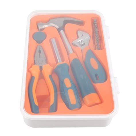 Wrightmaster 17 Piece Household Tool Set With Hard Case In The