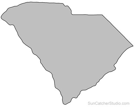 South Carolina Map Outline