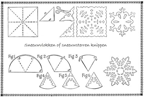 Sneeuwvlokken Knippen Is Knipkunst Die We Allemaal Wel Kunnen Maken En