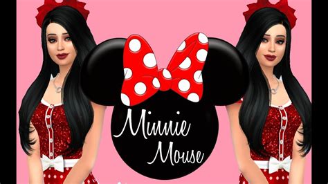 The Sims 4 Create A Sim Minnie Mouse Youtube