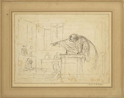 HonorÉ Daumier Marseille 1808 1879 Valmondois Laccusation Christies