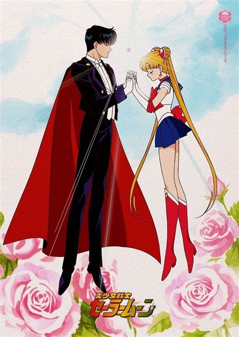Pin De En Serena Darien Sailor Moon Y Tuxedo Mask Fondo De Pantalla De