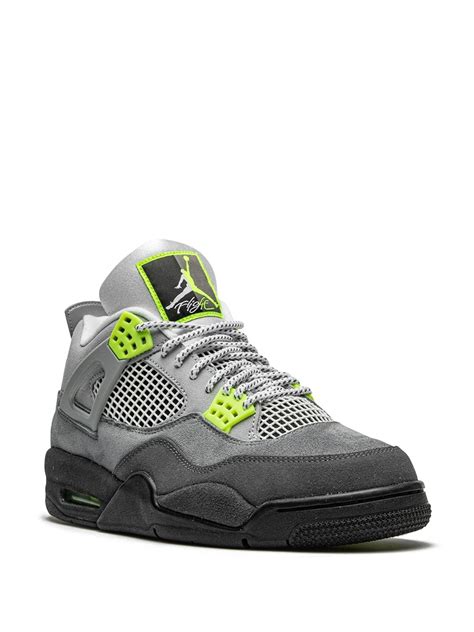 Jordan Air Jordan 4 Retro Se Neon Sneakers Farfetch