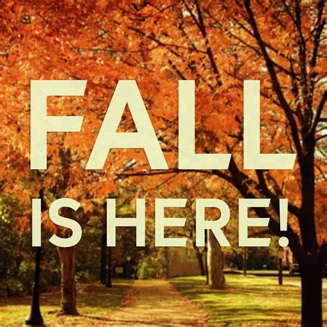 Fall Is Here Happy First Day Of Fall Autumn Besttimeofyear