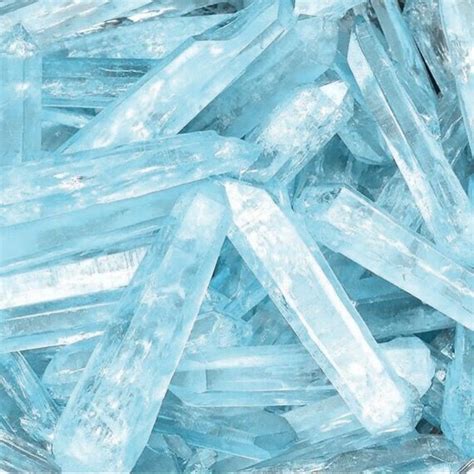 Blue Crystals Light Blue Aesthetic Baby Blue Aesthetic