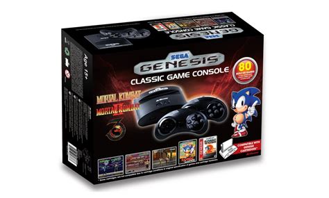 Sega Genesis Classic Game Console With 80 Built In Games Groupon