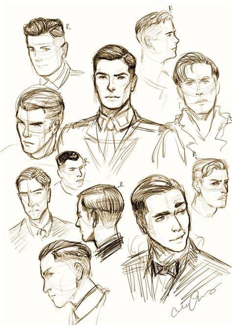 Male Face Reference Male Face Drawing Reference References Sketches