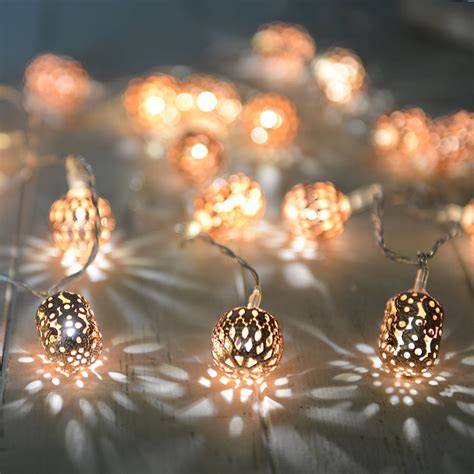 Copper Fairy Lights By Home And Glory