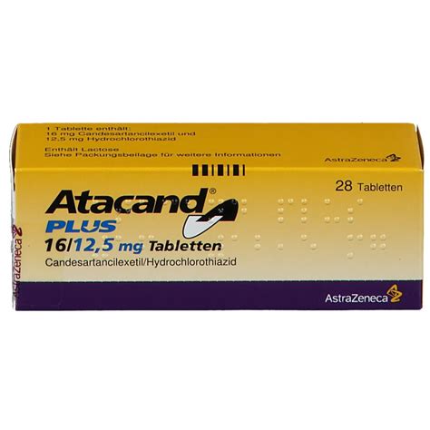 Atacand plus 16/12.5, atacand plus 32/12.5 and atacand plus 32/25 are all available in blister packs of 7 or 30 tablets. Atacand® Plus 16 mg/12,5 mg 28 St - shop-apotheke.com