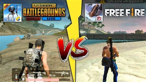 Both are based on same concep. PUBG Mobile Lite vs Free Fire: 5 major differences
