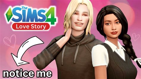 Hope You Notice Me ️ Sims 4 Love Story Valentines Day Special