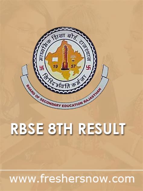 Rbse 8th Result 2022 Rajasthan Board Class 8 Results Freshersnowcom
