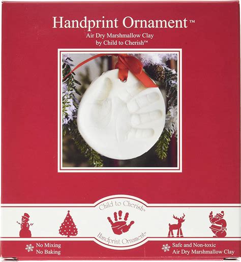 Jp Child To Cherish Marshmallow Clay Handprint Ornament By