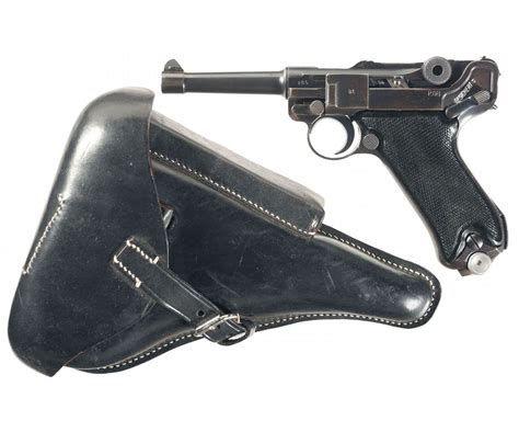 World War Ii Mauser Byf 41 Dated Luger Semi Automatic Pistol With Holster