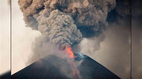 Popocatépetl Volcano Erupts Near Mexico City Of Puebla Watch Video