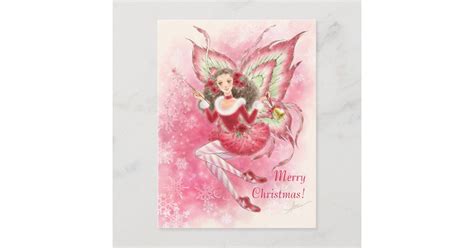 Christmas Fairy Postcard Zazzle