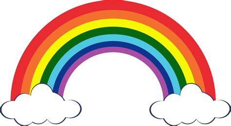 Download Rainbow Png Images 7 Colors Of The Sky Png Only Rainbow