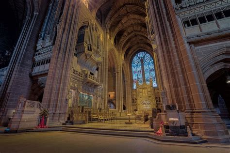 The Altar Inside Liverpool Anglican Cathedral In England Oc 8686x5790