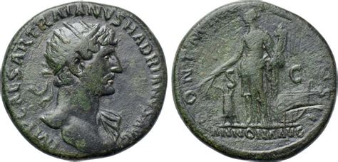 Roman Imperial Hadrian Dupondius For Sale Ancient Coins For Sale