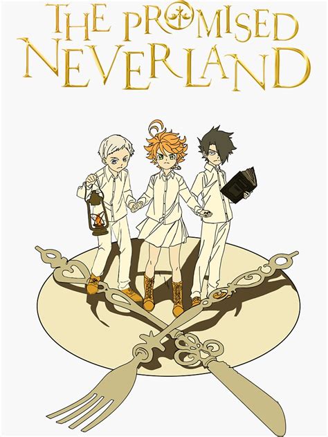 The Promised Neverland Sticker By Fabiopier Redbubble