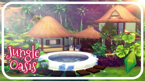 Jungle Oasis The Sims 4 Speed Build Download Link Youtube