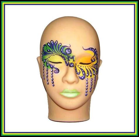 Mardi Gras Mask By Prairiechic Mardi Gras Makeup Face Painting