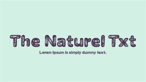The Naturel Txt Font Download Free For Desktop And Webfont