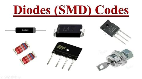 Diodes And Smd Diode Codes Explained With Examples Youtube