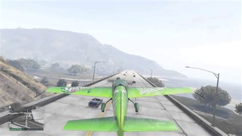 Tunnel Flying With The Mallard Gta 5 Plane Stunts Ps4 Youtube