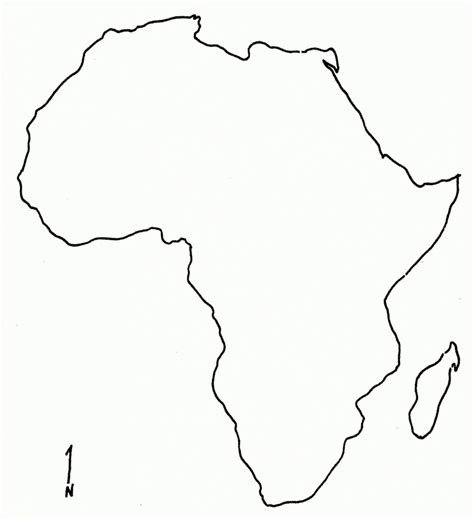 Blank Africa Physical Map Blank Physical Map Of Africa The Game