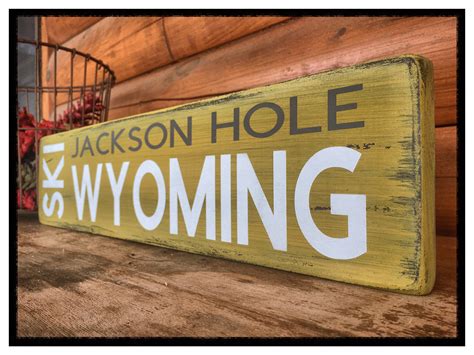 Ski Jackson Hole Sign l Jackson Hole Sign l Jackson Hole WY | Etsy | Jackson hole skiing 