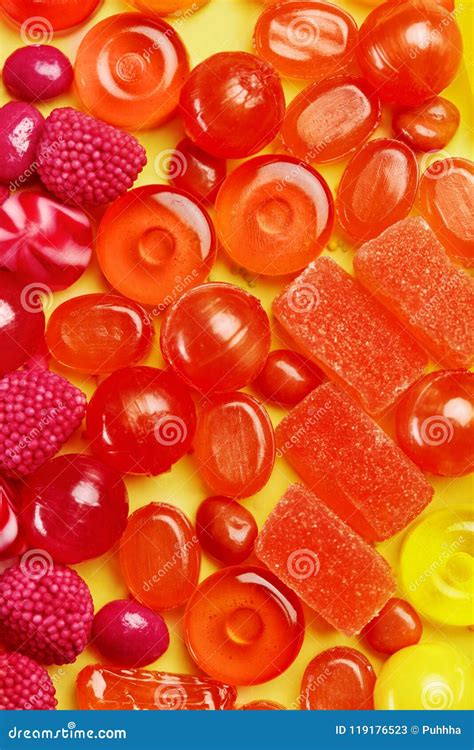 Rainbow Candy Colorful Sweets And Candies Stock Image Image Of Candy