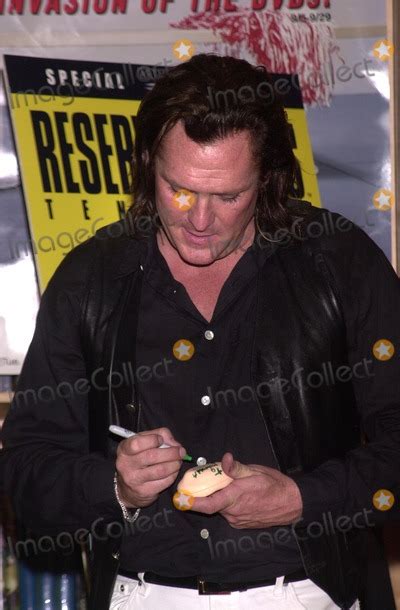Photos And Pictures Michael Madsen Autographs A Rubber Ear That Comes