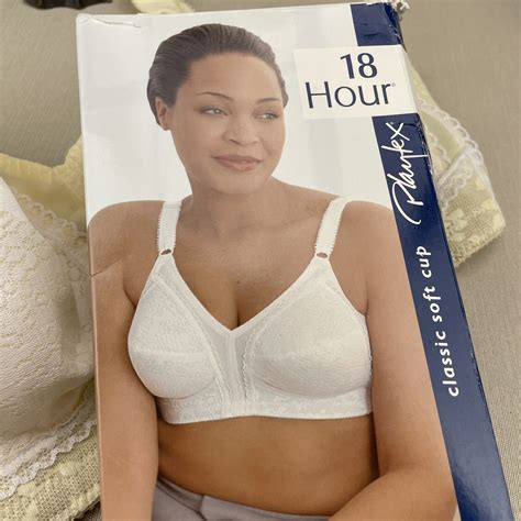 nib playtex 18 hour classic soft cup bra 42d white 2006 ebay