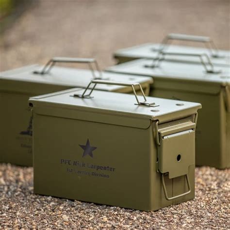 Personalized Metal Ammo Box The Man Registry