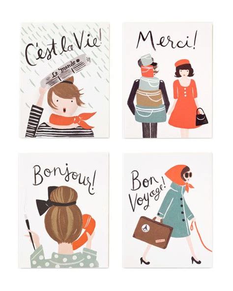 French Card Set Pretty French Things My Favorite Places In The World